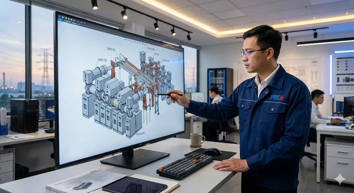 Thiết kế trạm biến áp 110kV